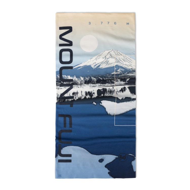 Original EcoStretch Buff® MOUNT FUJI PEAK BLUE