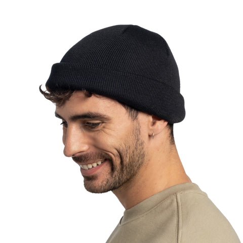 Knitted Hat LILON FISHERMAN DOCKER BLACK
