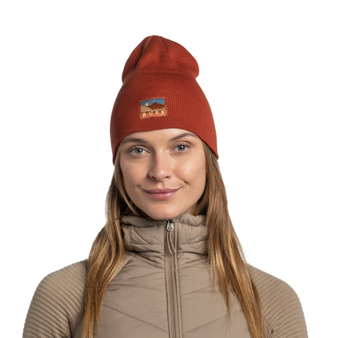 Knitted Hat LILON LONG CINNAMON