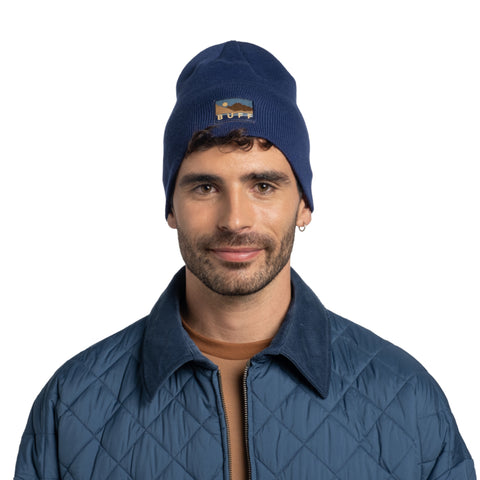 Knitted Hat LILON LONG MIDNIGHT