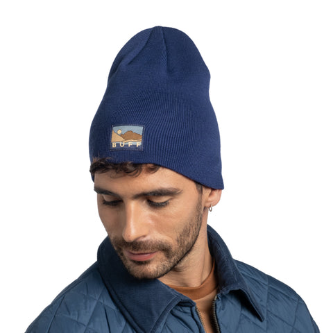 Knitted Hat LILON LONG MIDNIGHT